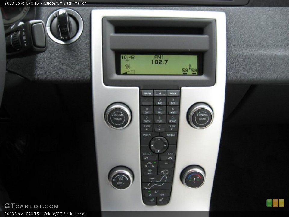 Calcite/Off Black Interior Controls for the 2013 Volvo C70 T5 #68794031