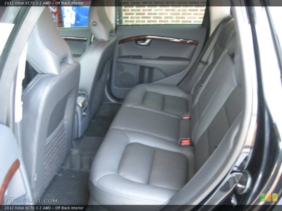 Off Black Interior Rear Seat for the 2012 Volvo XC70 3.2 AWD #68794382