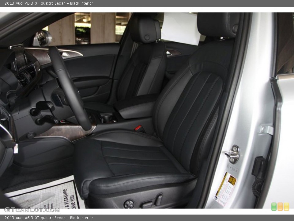 Black Interior Front Seat for the 2013 Audi A6 3.0T quattro Sedan #68794787