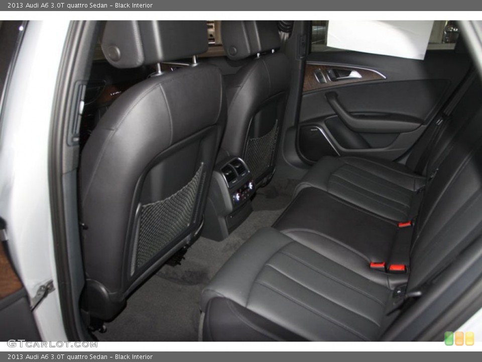 Black Interior Rear Seat for the 2013 Audi A6 3.0T quattro Sedan #68794805