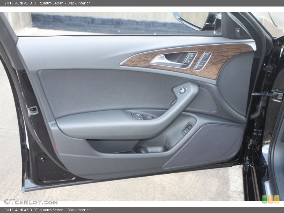 Black Interior Door Panel for the 2013 Audi A6 3.0T quattro Sedan #68795006