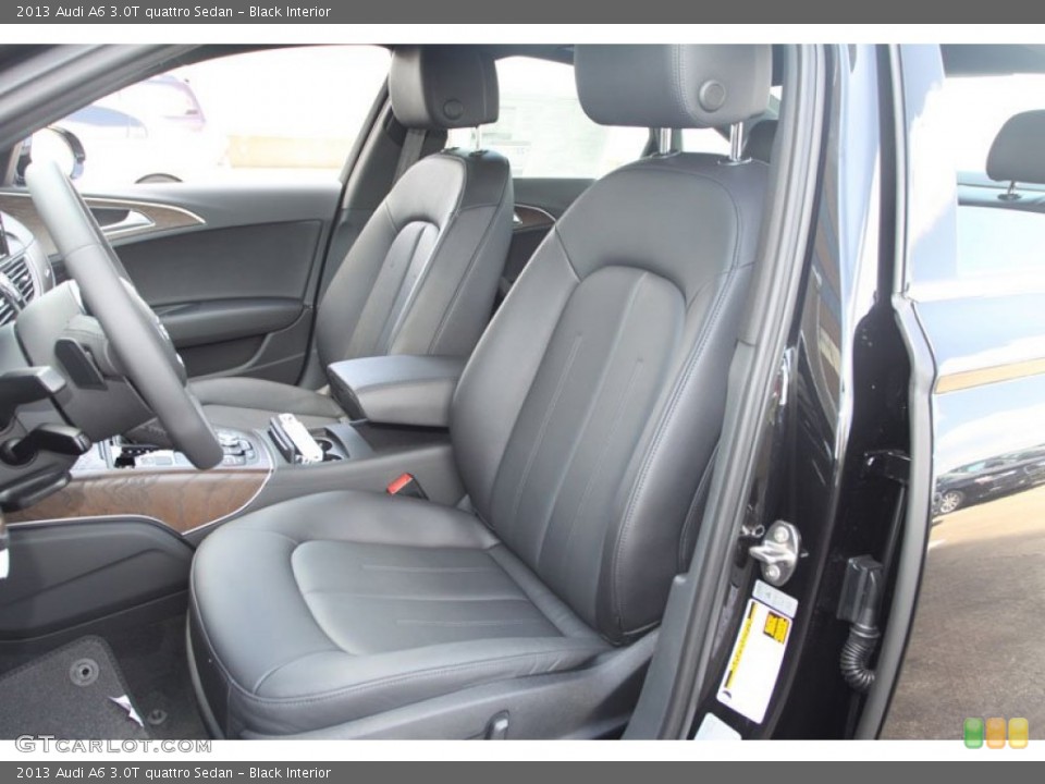 Black Interior Front Seat for the 2013 Audi A6 3.0T quattro Sedan #68795021
