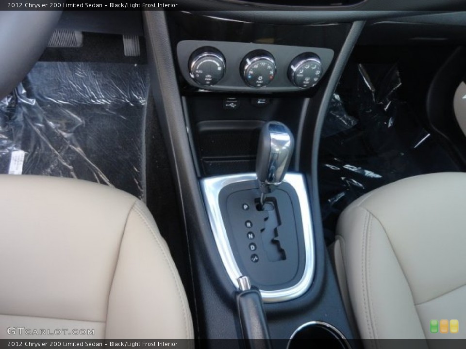 Black/Light Frost Interior Transmission for the 2012 Chrysler 200 Limited Sedan #68795810