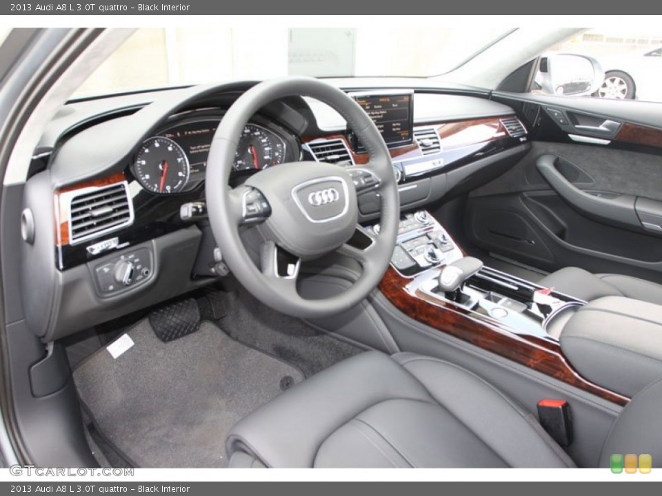 Black Interior Prime Interior for the 2013 Audi A8 L 3.0T quattro #68796029