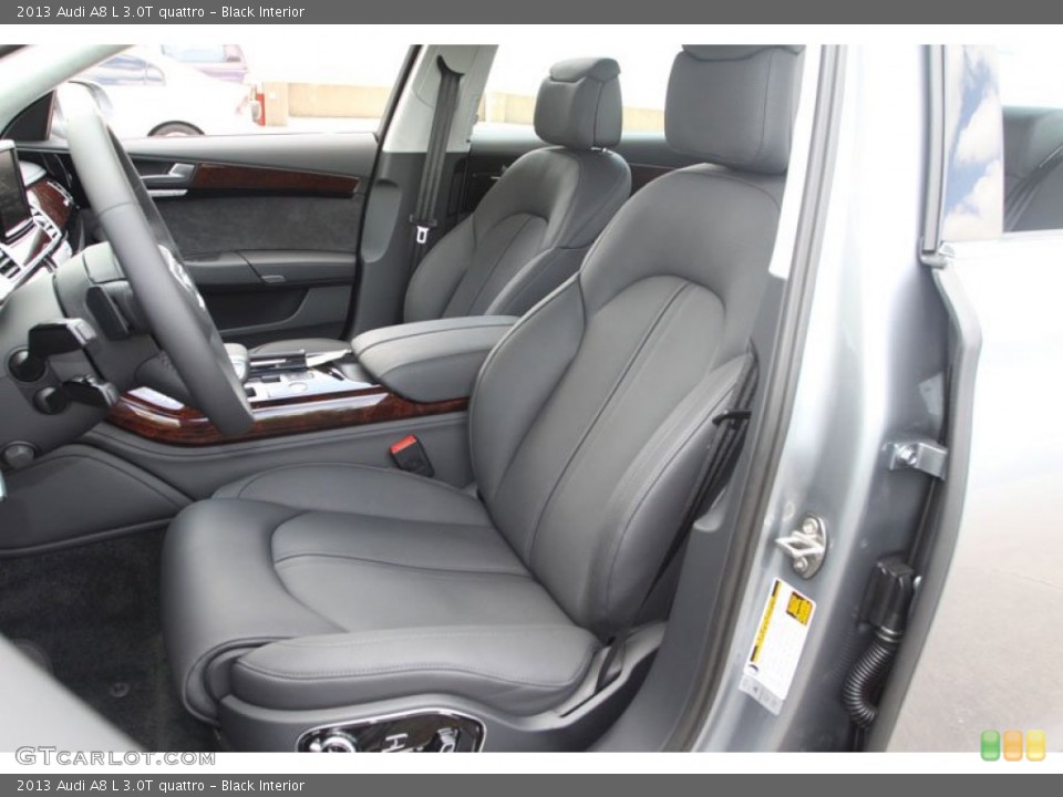 Black Interior Front Seat for the 2013 Audi A8 L 3.0T quattro #68796038