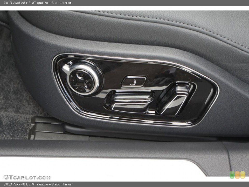 Black Interior Controls for the 2013 Audi A8 L 3.0T quattro #68796047