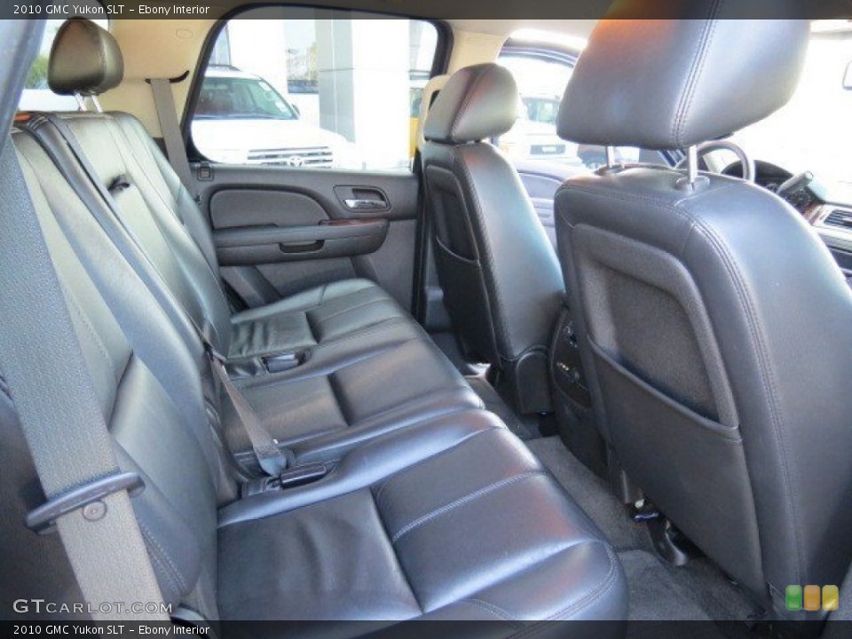 Ebony Interior Rear Seat for the 2010 GMC Yukon SLT #68796137