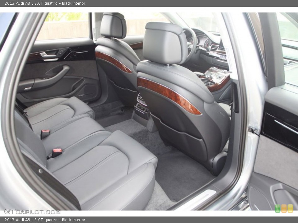 Black Interior Rear Seat for the 2013 Audi A8 L 3.0T quattro #68796140