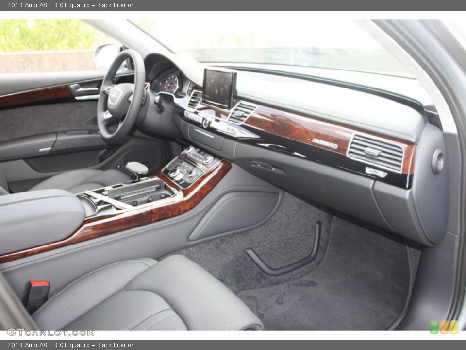 Black Interior Dashboard for the 2013 Audi A8 L 3.0T quattro #68796158