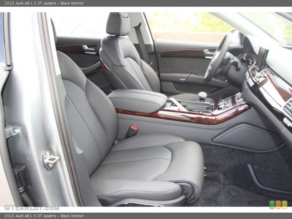 Black Interior Front Seat for the 2013 Audi A8 L 3.0T quattro #68796176