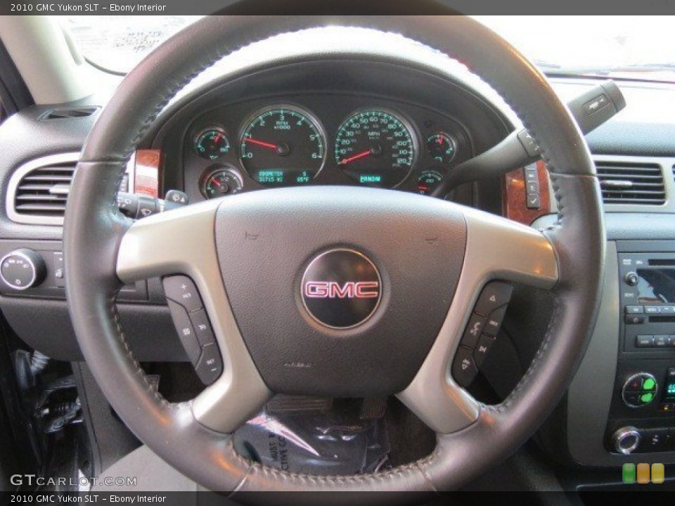 Ebony Interior Steering Wheel for the 2010 GMC Yukon SLT #68796182