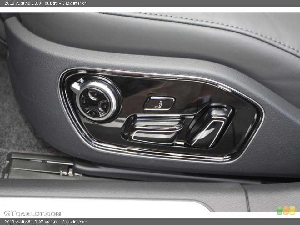 Black Interior Controls for the 2013 Audi A8 L 3.0T quattro #68796359