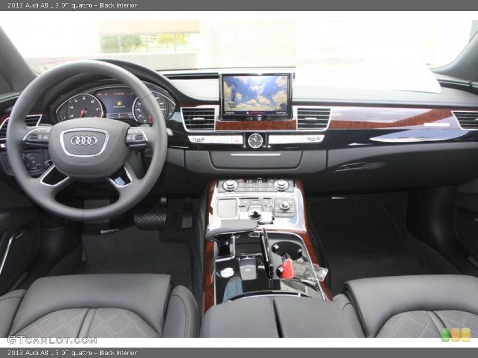 Black Interior Dashboard for the 2013 Audi A8 L 3.0T quattro #68796386