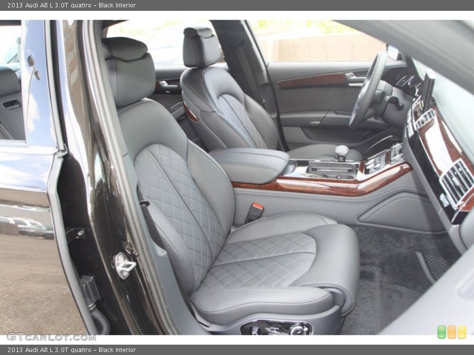 Black Interior Front Seat for the 2013 Audi A8 L 3.0T quattro #68796470