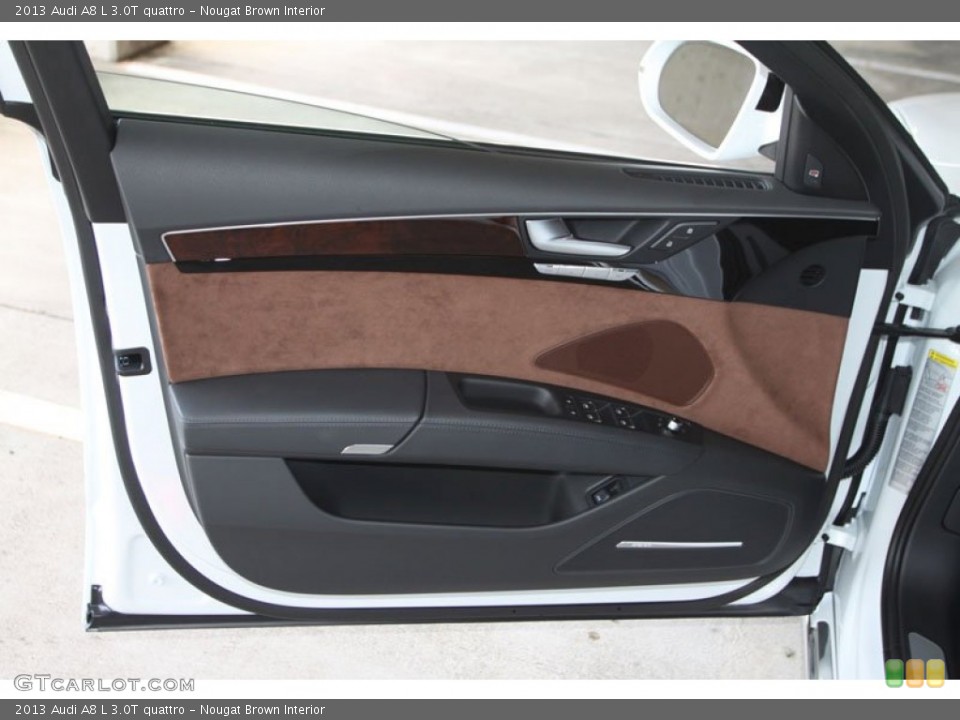 Nougat Brown Interior Door Panel for the 2013 Audi A8 L 3.0T quattro #68796866