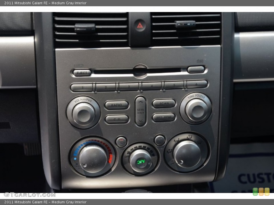 Medium Gray Interior Controls for the 2011 Mitsubishi Galant FE #68797043