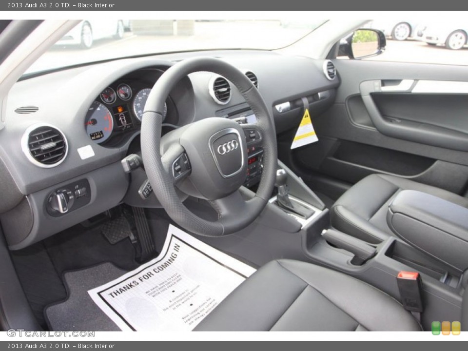 Black Interior Prime Interior for the 2013 Audi A3 2.0 TDI #68797145