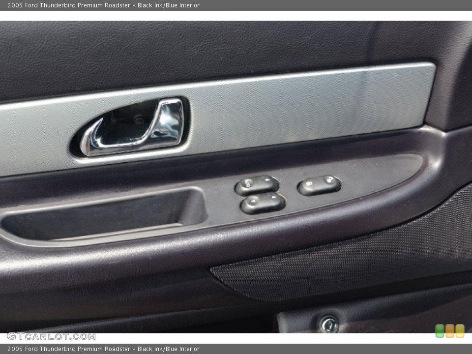 Black Ink/Blue Interior Controls for the 2005 Ford Thunderbird Premium Roadster #68797256