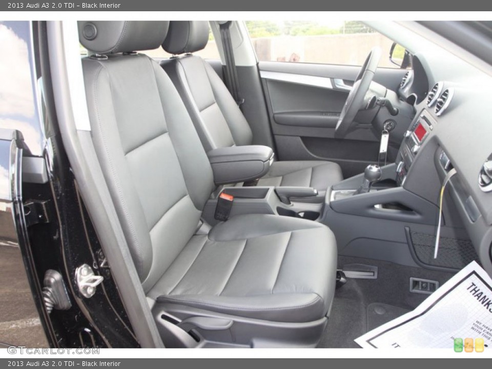 Black Interior Front Seat for the 2013 Audi A3 2.0 TDI #68797265