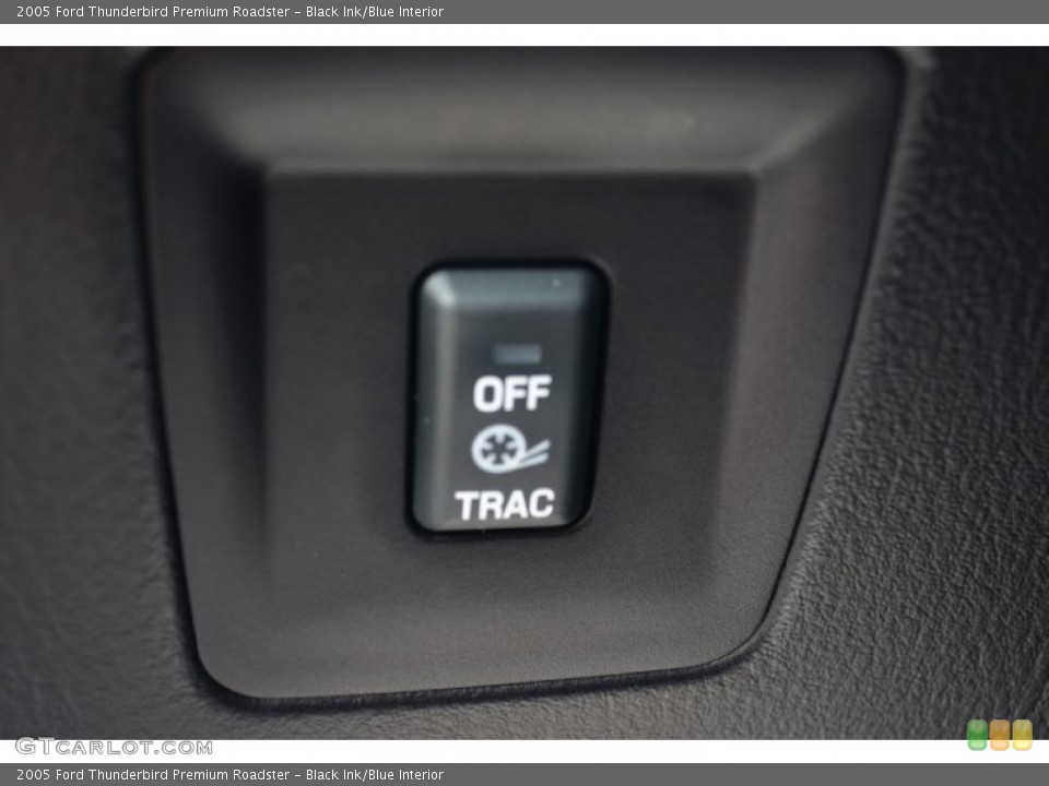 Black Ink/Blue Interior Controls for the 2005 Ford Thunderbird Premium Roadster #68797285