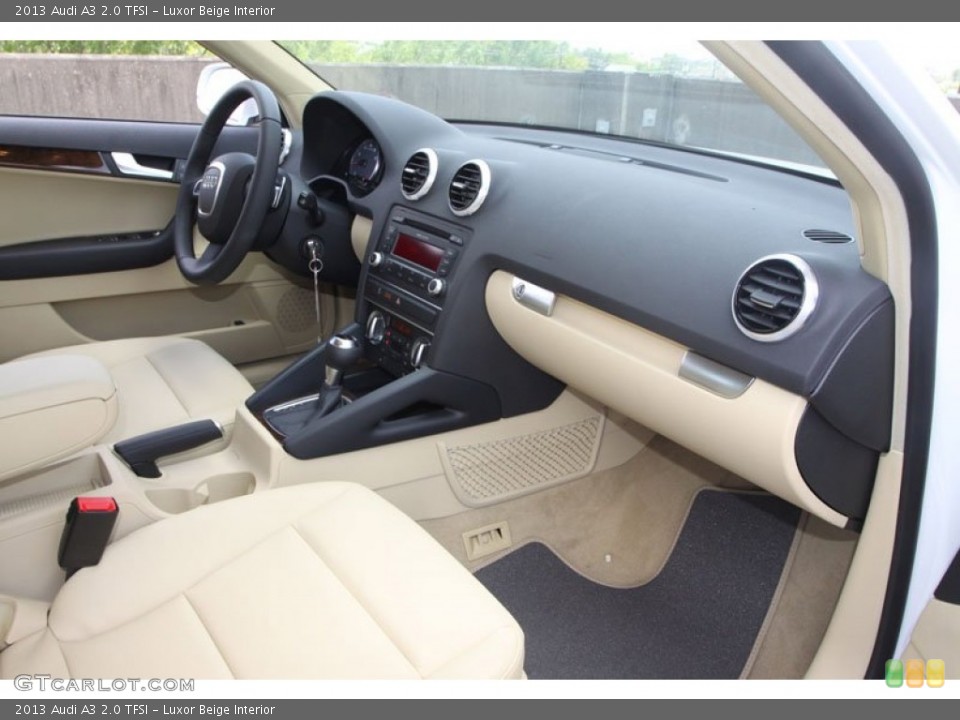 Luxor Beige Interior Dashboard for the 2013 Audi A3 2.0 TFSI #68797499