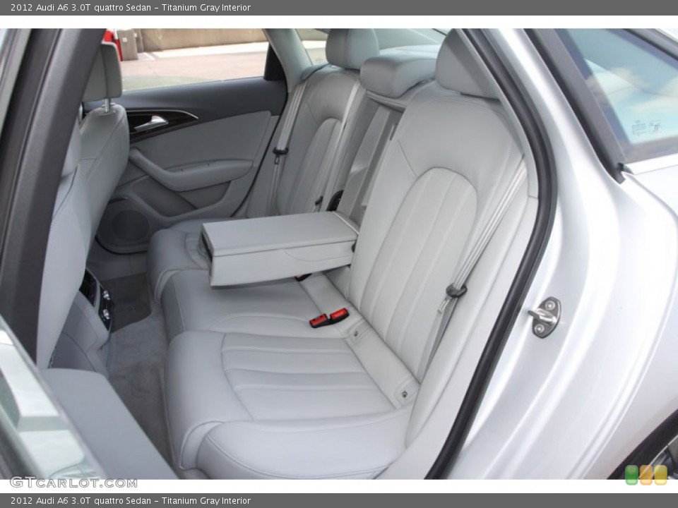 Titanium Gray Interior Rear Seat for the 2012 Audi A6 3.0T quattro Sedan #68797661