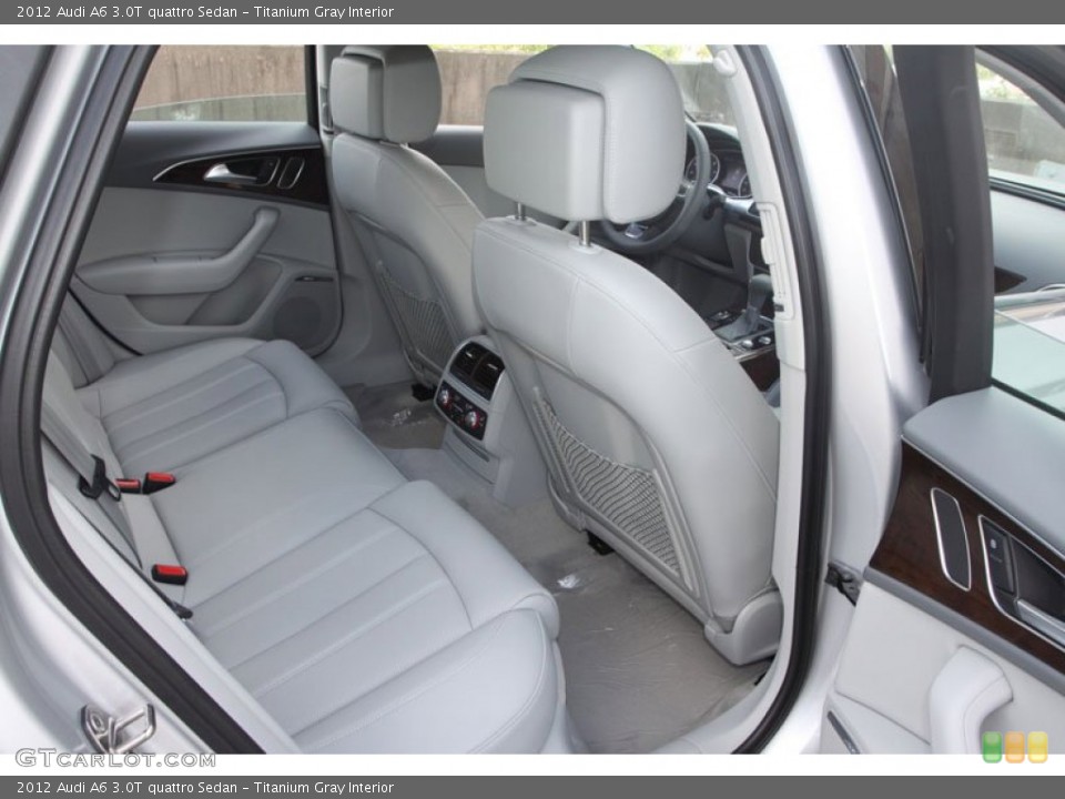 Titanium Gray Interior Rear Seat for the 2012 Audi A6 3.0T quattro Sedan #68797730