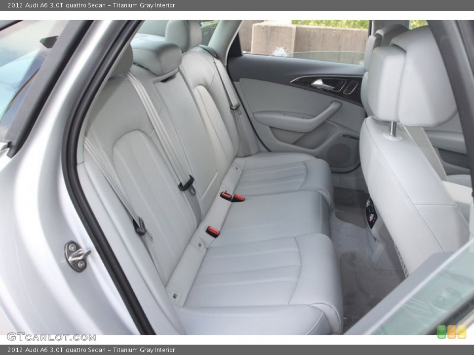 Titanium Gray Interior Rear Seat for the 2012 Audi A6 3.0T quattro Sedan #68797739