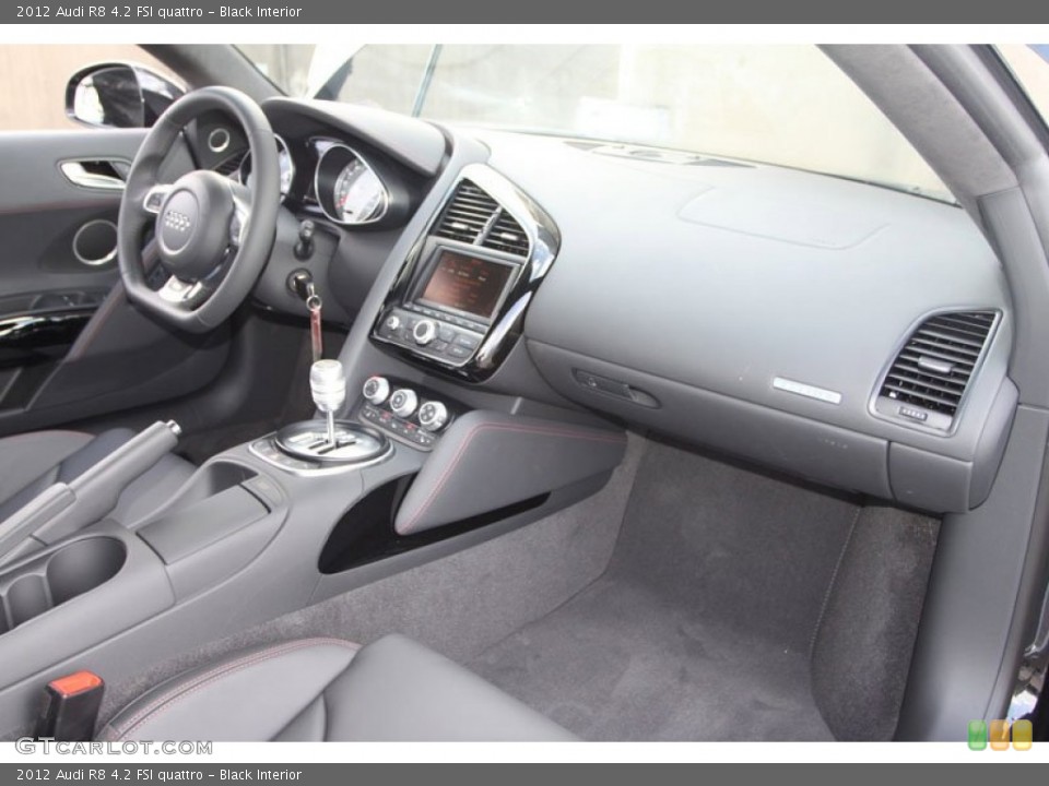 Black Interior Dashboard for the 2012 Audi R8 4.2 FSI quattro #68797955