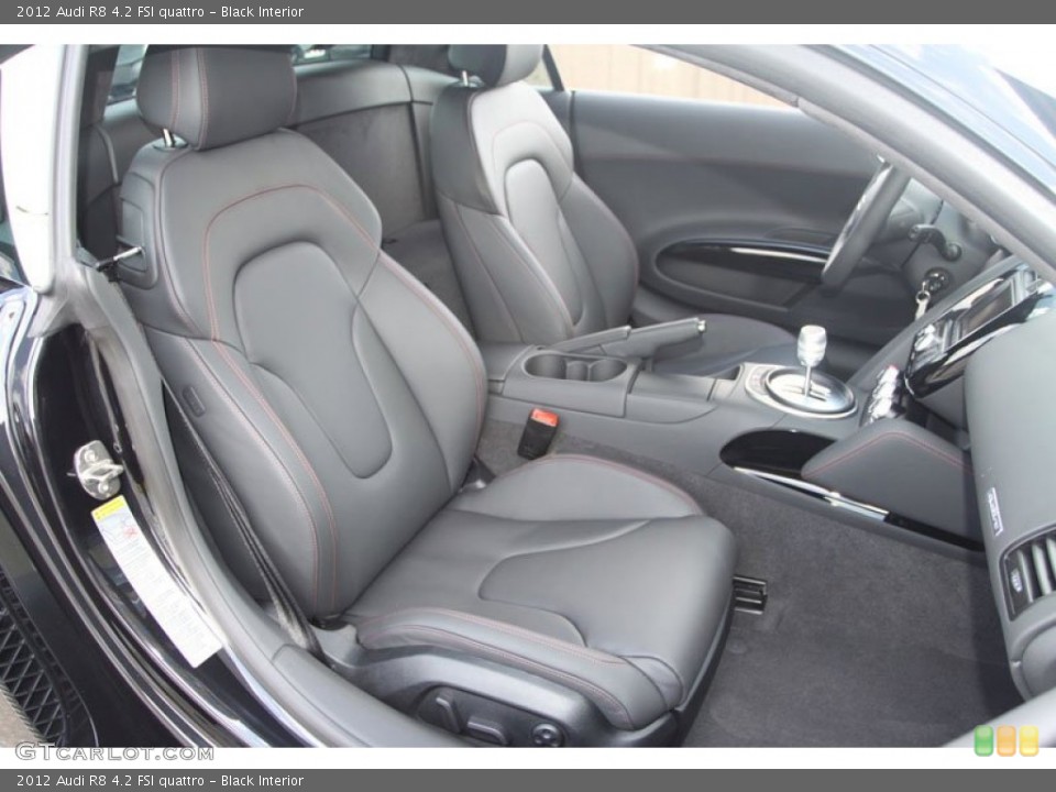 Black Interior Photo for the 2012 Audi R8 4.2 FSI quattro #68797973