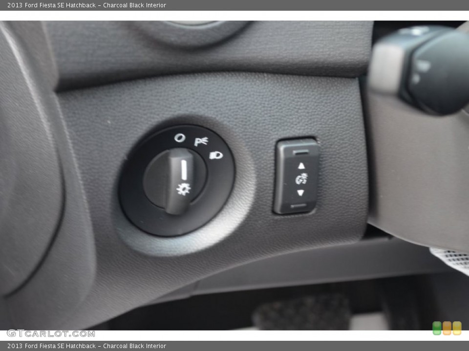 Charcoal Black Interior Controls for the 2013 Ford Fiesta SE Hatchback #68799849