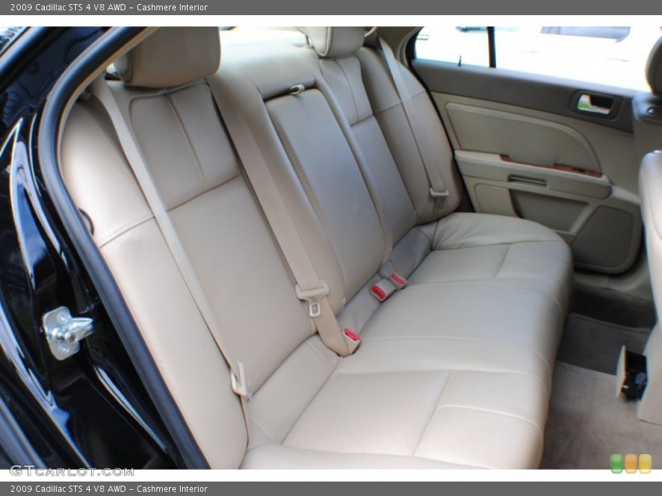 Cashmere Interior Rear Seat for the 2009 Cadillac STS 4 V8 AWD #68800174