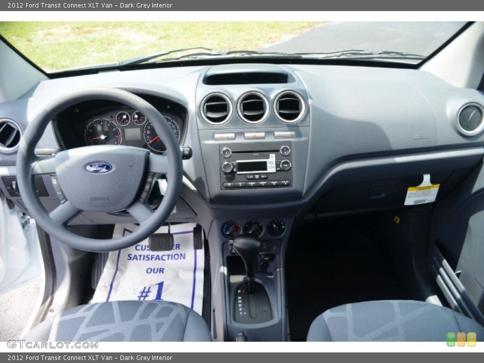 Dark Grey Interior Dashboard for the 2012 Ford Transit Connect XLT Van #68800283