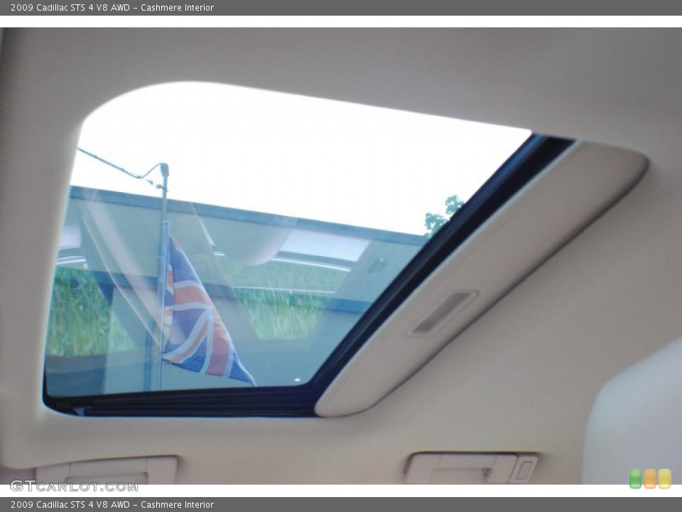 Cashmere Interior Sunroof for the 2009 Cadillac STS 4 V8 AWD #68800307