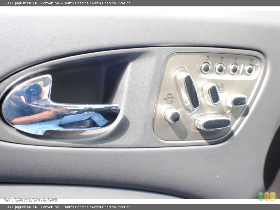 Warm Charcoal/Warm Charcoal Interior Controls for the 2011 Jaguar XK XKR Convertible #68800691
