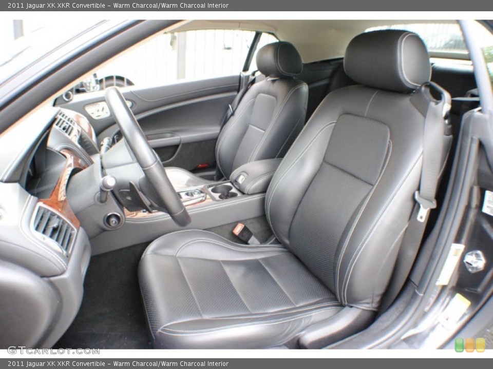 Warm Charcoal/Warm Charcoal Interior Front Seat for the 2011 Jaguar XK XKR Convertible #68800700