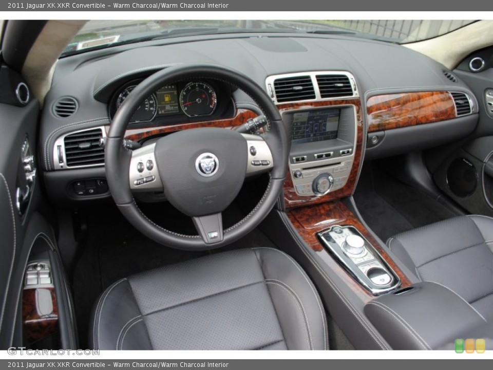 Warm Charcoal/Warm Charcoal Interior Prime Interior for the 2011 Jaguar XK XKR Convertible #68800781