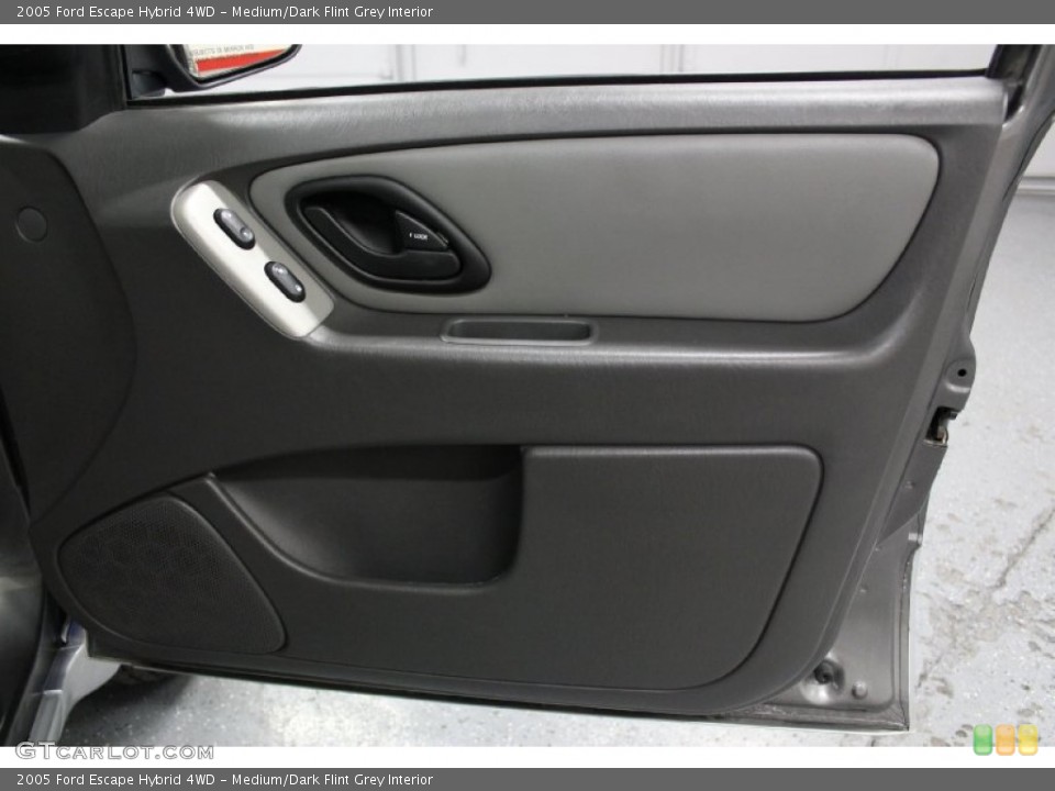 Medium/Dark Flint Grey Interior Door Panel for the 2005 Ford Escape Hybrid 4WD #68802044