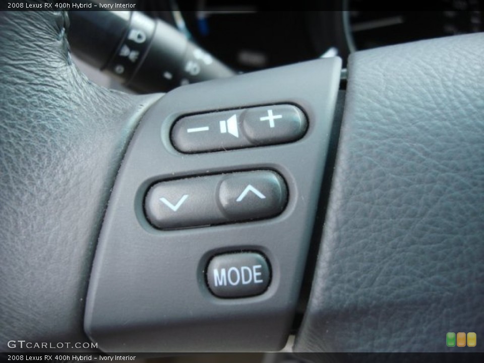 Ivory Interior Controls for the 2008 Lexus RX 400h Hybrid #68802774