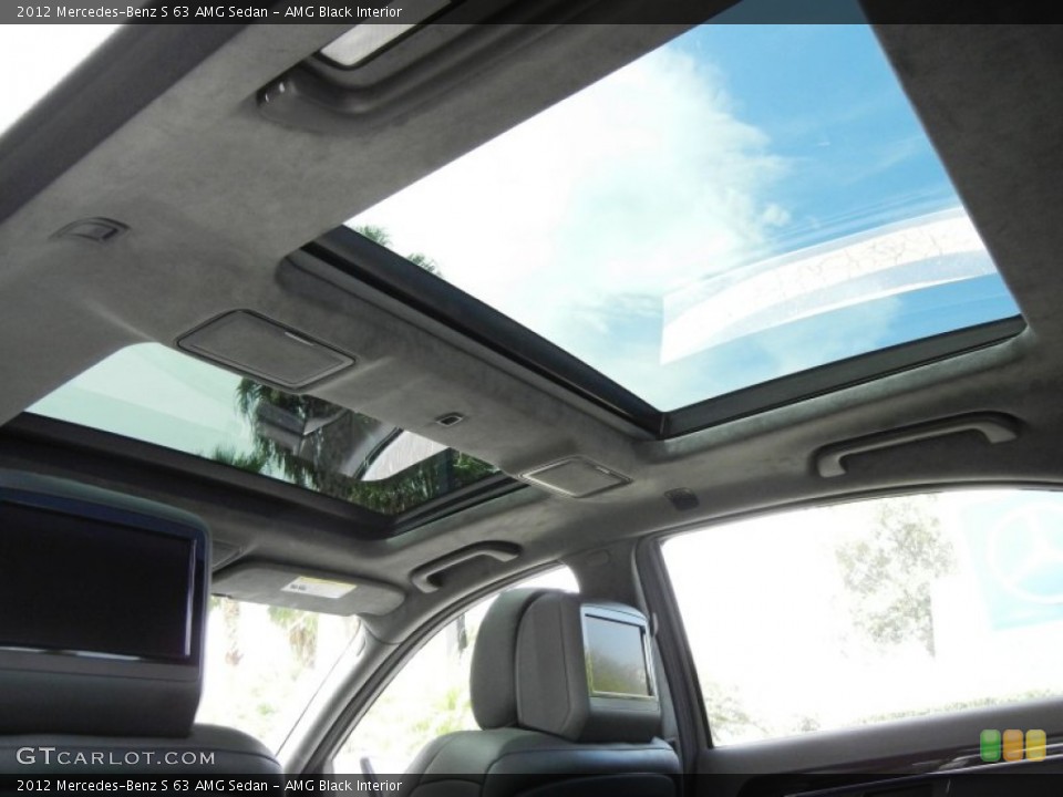 AMG Black Interior Sunroof for the 2012 Mercedes-Benz S 63 AMG Sedan #68803221