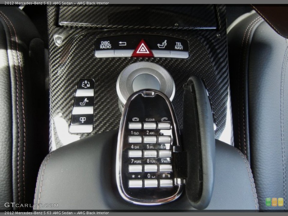 AMG Black Interior Controls for the 2012 Mercedes-Benz S 63 AMG Sedan #68803280