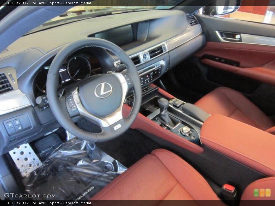 Cabernet Interior Prime Interior for the 2013 Lexus GS 350 AWD F Sport #68803763