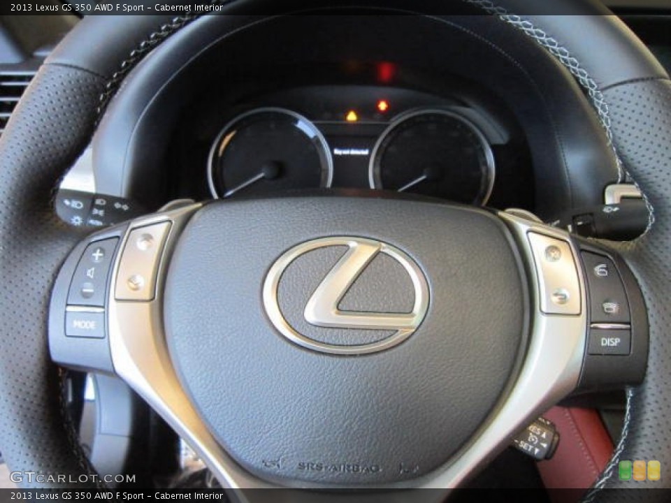 Cabernet Interior Steering Wheel for the 2013 Lexus GS 350 AWD F Sport #68803781