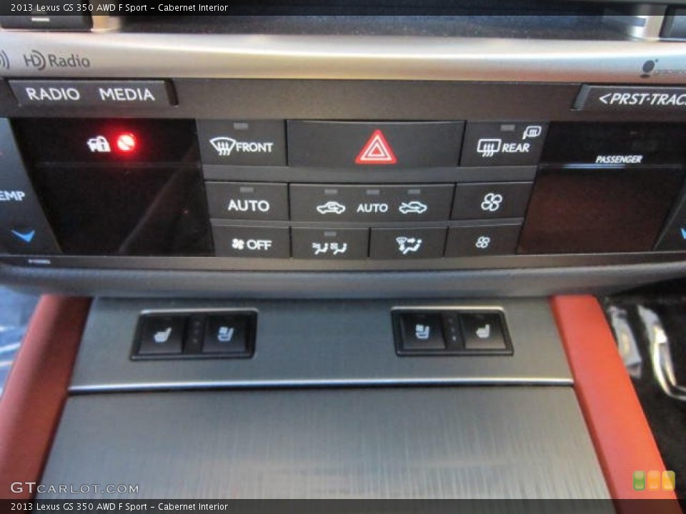 Cabernet Interior Controls For The 2013 Lexus Gs 350 Awd F