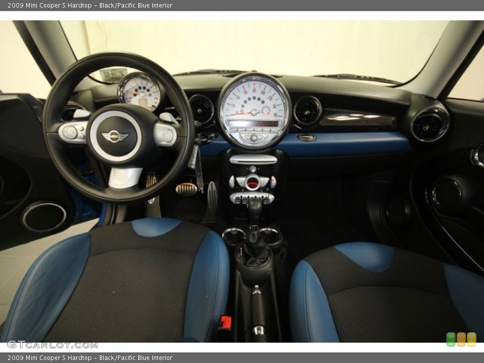 Black/Pacific Blue Interior Dashboard for the 2009 Mini Cooper S Hardtop #68804660