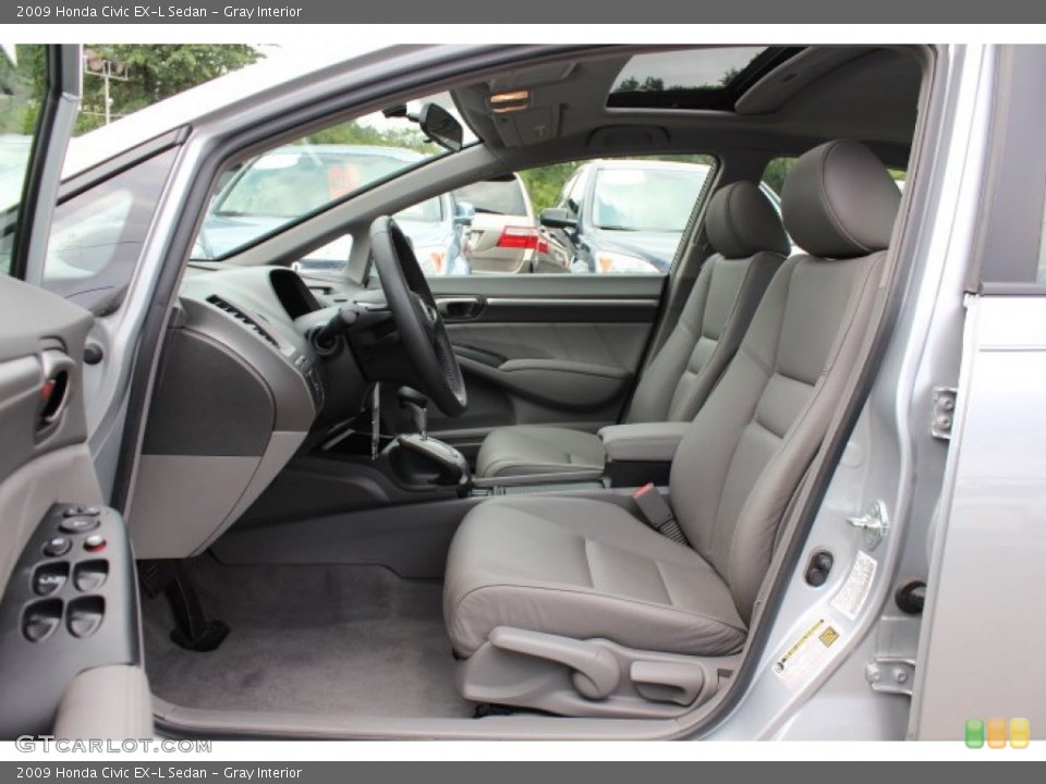 Gray Interior Photo for the 2009 Honda Civic EX-L Sedan #68805270