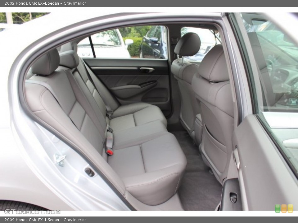 Gray Interior Photo for the 2009 Honda Civic EX-L Sedan #68805361