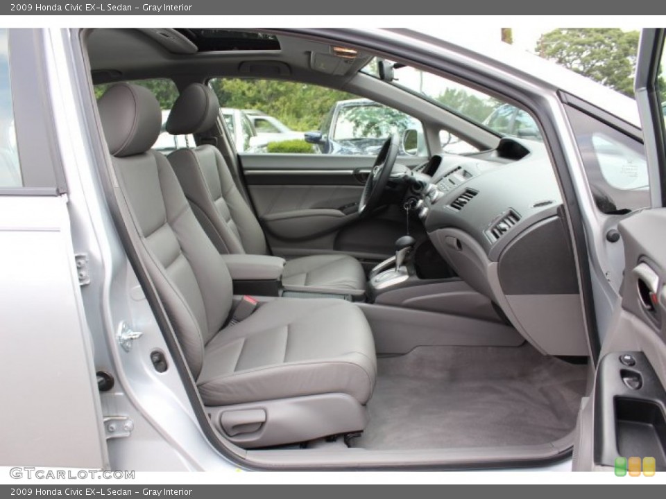 Gray Interior Photo for the 2009 Honda Civic EX-L Sedan #68805389