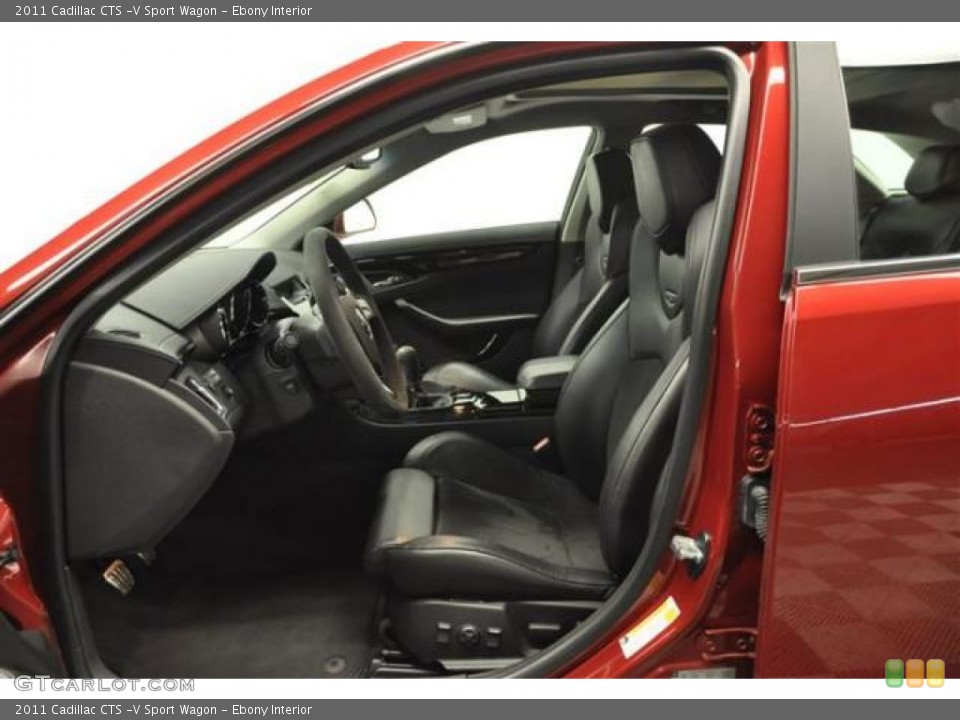 Ebony Interior Front Seat for the 2011 Cadillac CTS -V Sport Wagon #68809295
