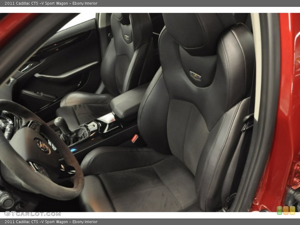 Ebony Interior Photo for the 2011 Cadillac CTS -V Sport Wagon #68809319
